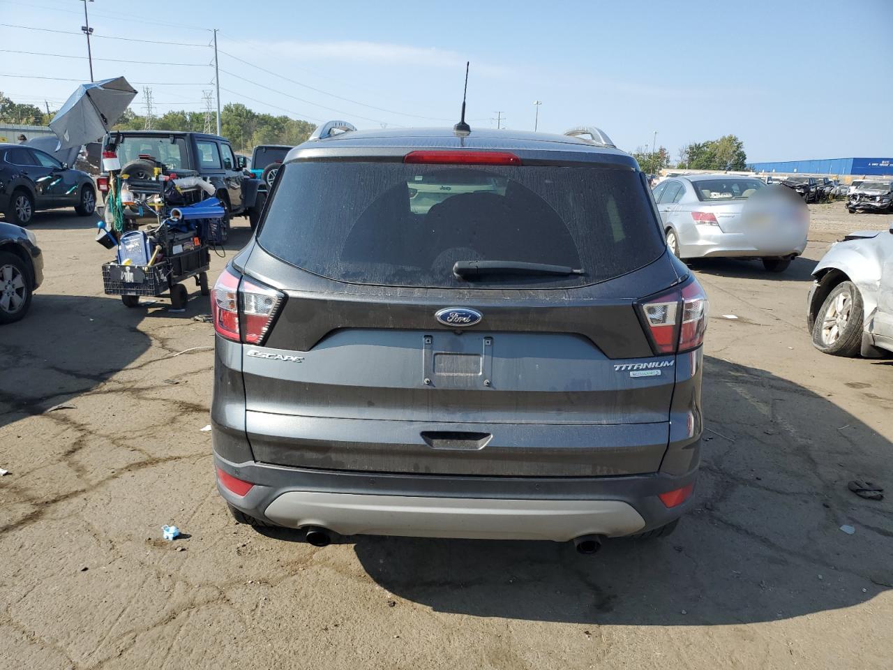 2017 Ford Escape Titanium VIN: 1FMCU0JD6HUE92293 Lot: 81344855
