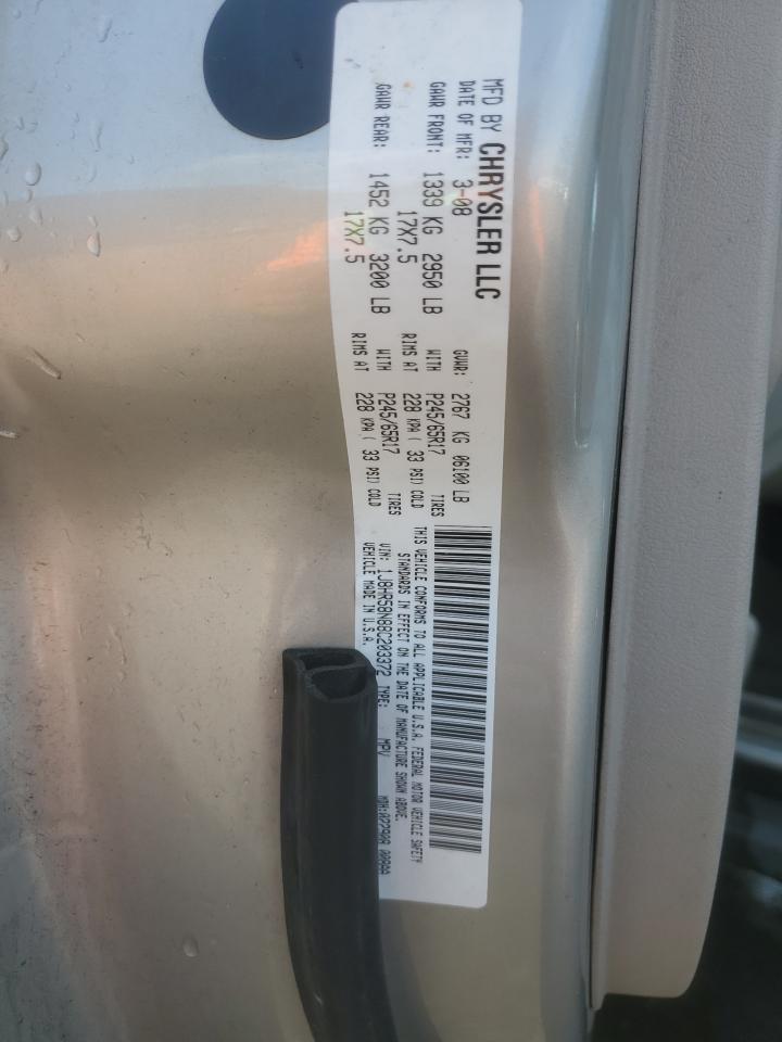 2008 Jeep Grand Cherokee Limited VIN: 1J8HR58N88C203372 Lot: 81389395