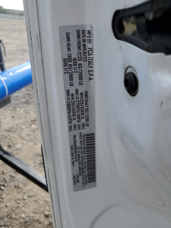 2022 Ram Promaster City Tradesman VIN: ZFBHRFAB2N6Y32426 Lot: 84656865