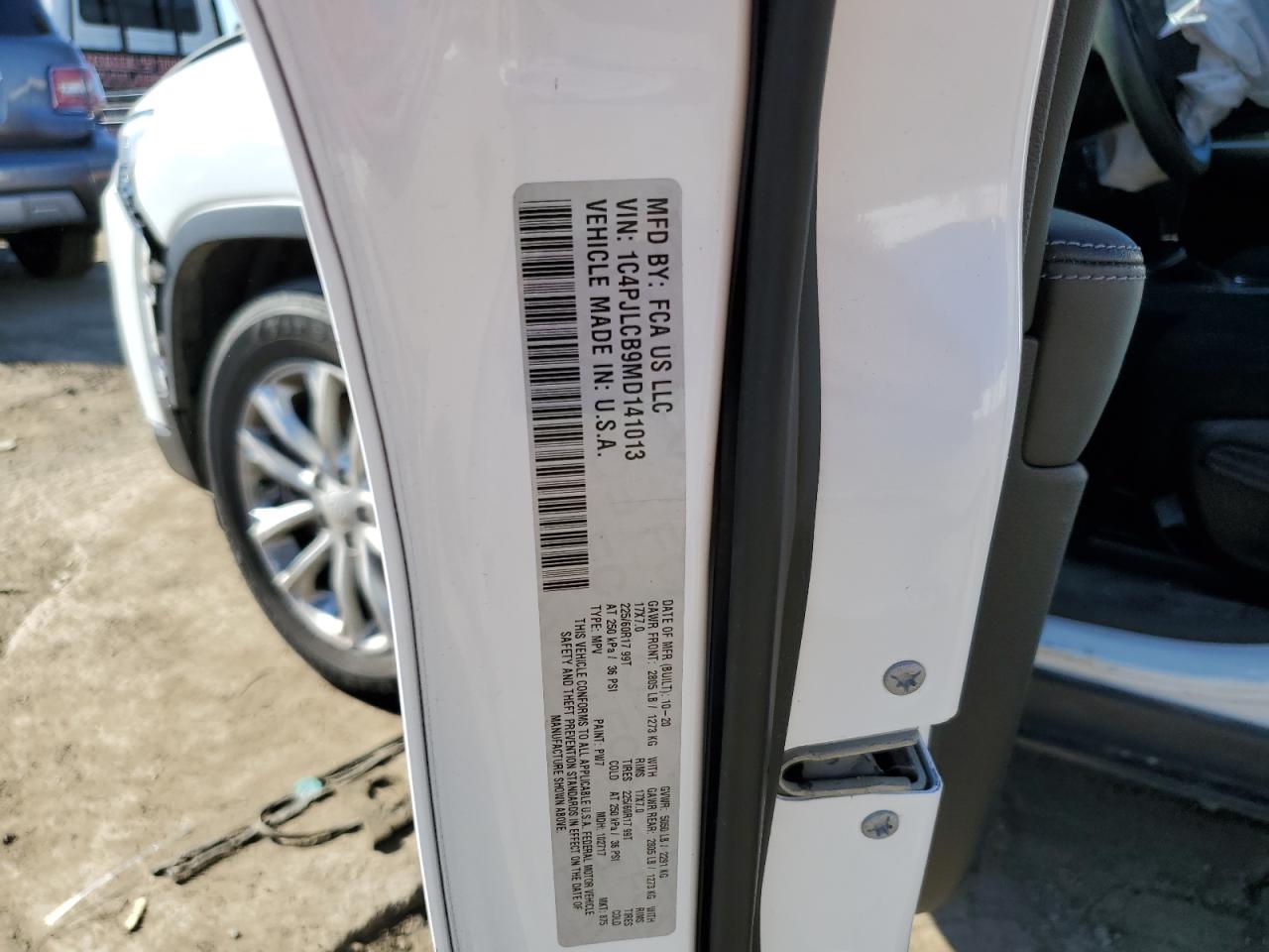 1C4PJLCB9MD141013 2021 Brightdrop Cherekee