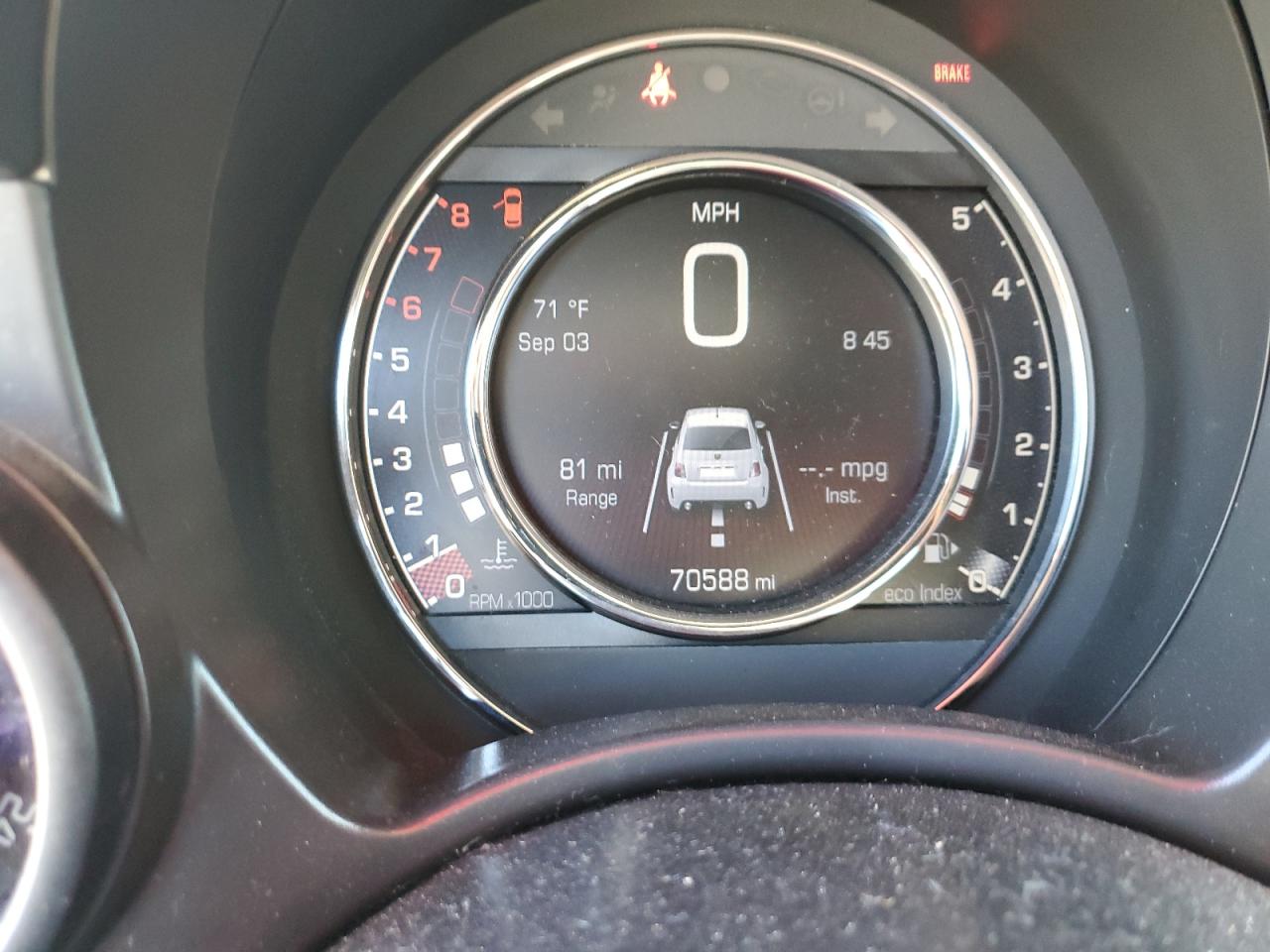 2015 Fiat 500 Abarth VIN: 3C3CFFFH6FT603675 Lot: 71428835