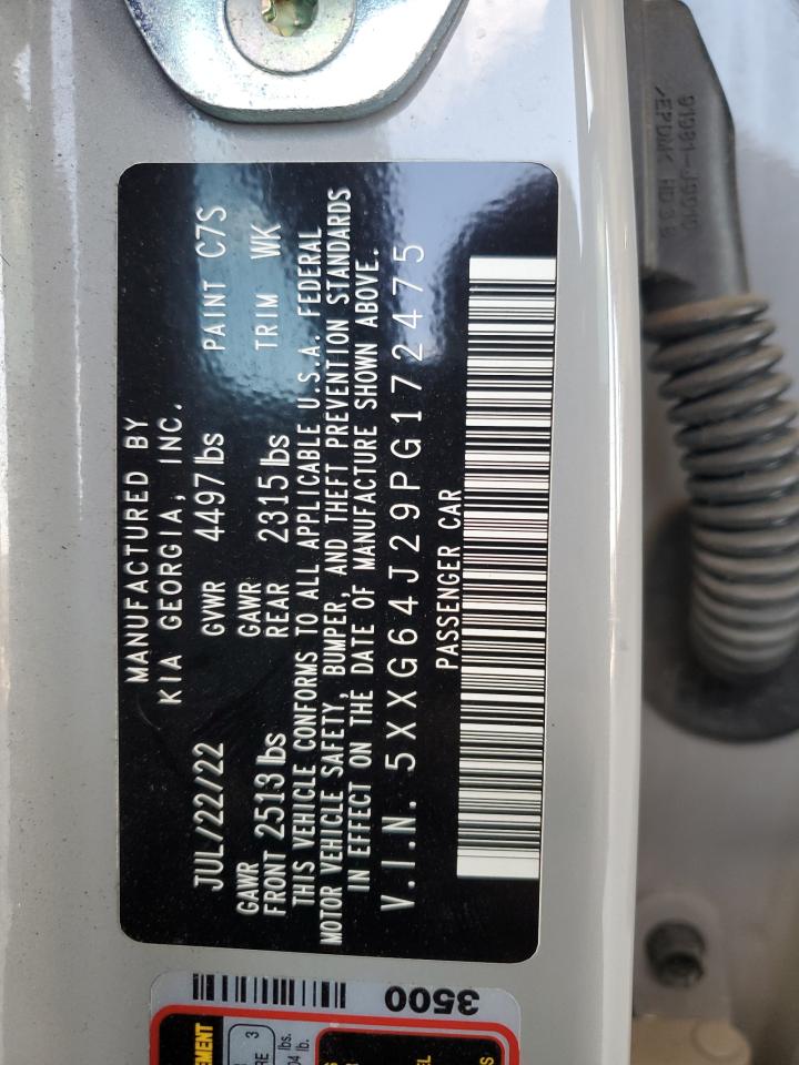 2023 Kia K5 Gt Line VIN: 5XXG64J29PG172475 Lot: 81043245