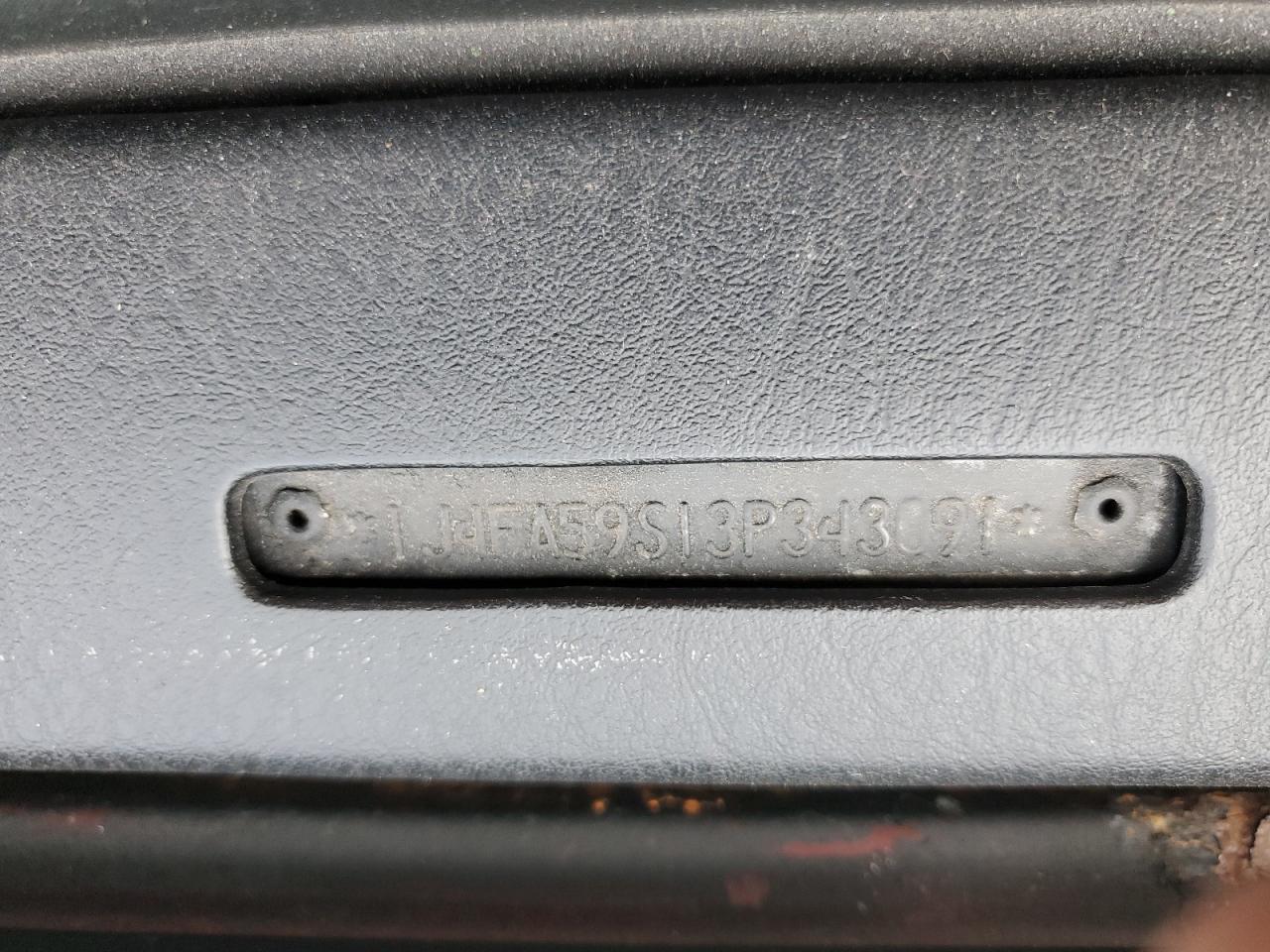 2003 Jeep Wrangler / Tj Sahara VIN: 1J4FA59S13P343091 Lot: 83814095