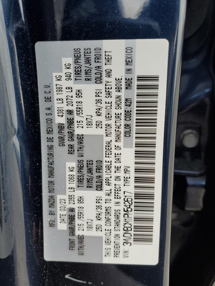 2023 Mazda Cx-30 Preferred VIN: 3MVDMBCM1PM542617 Lot: 80354135