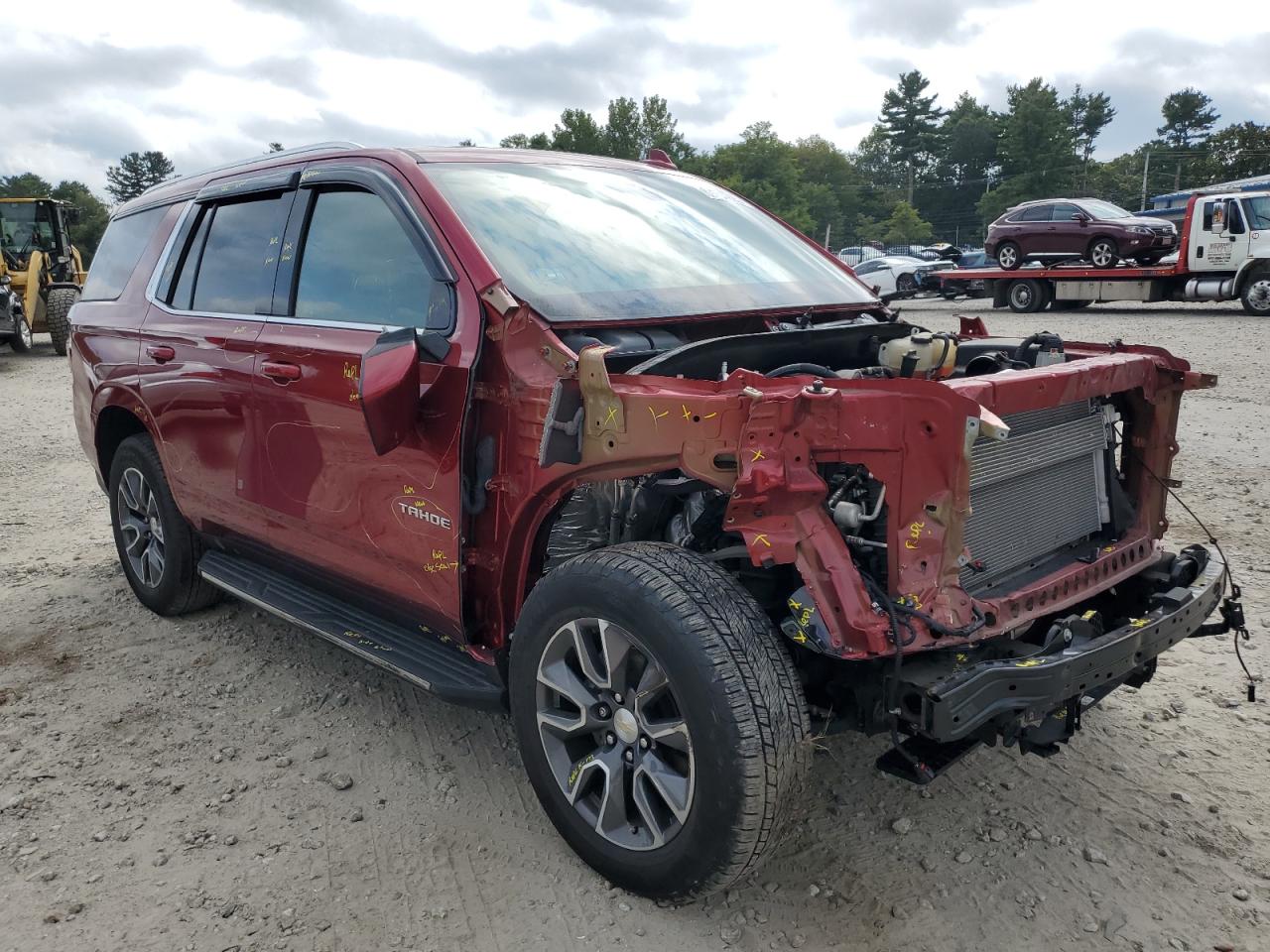 2021 Chevrolet Tahoe K1500 Lt VIN: 1GNSKNKD3MR225117 Lot: 80694225