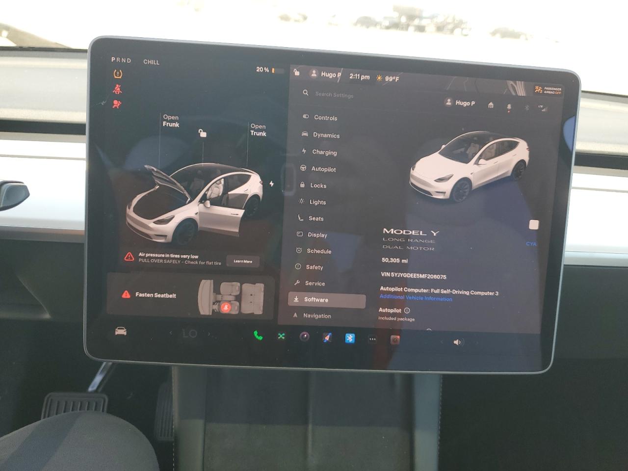 2021 Tesla Model Y VIN: 5YJYGDEE5MF206075 Lot: 71687395