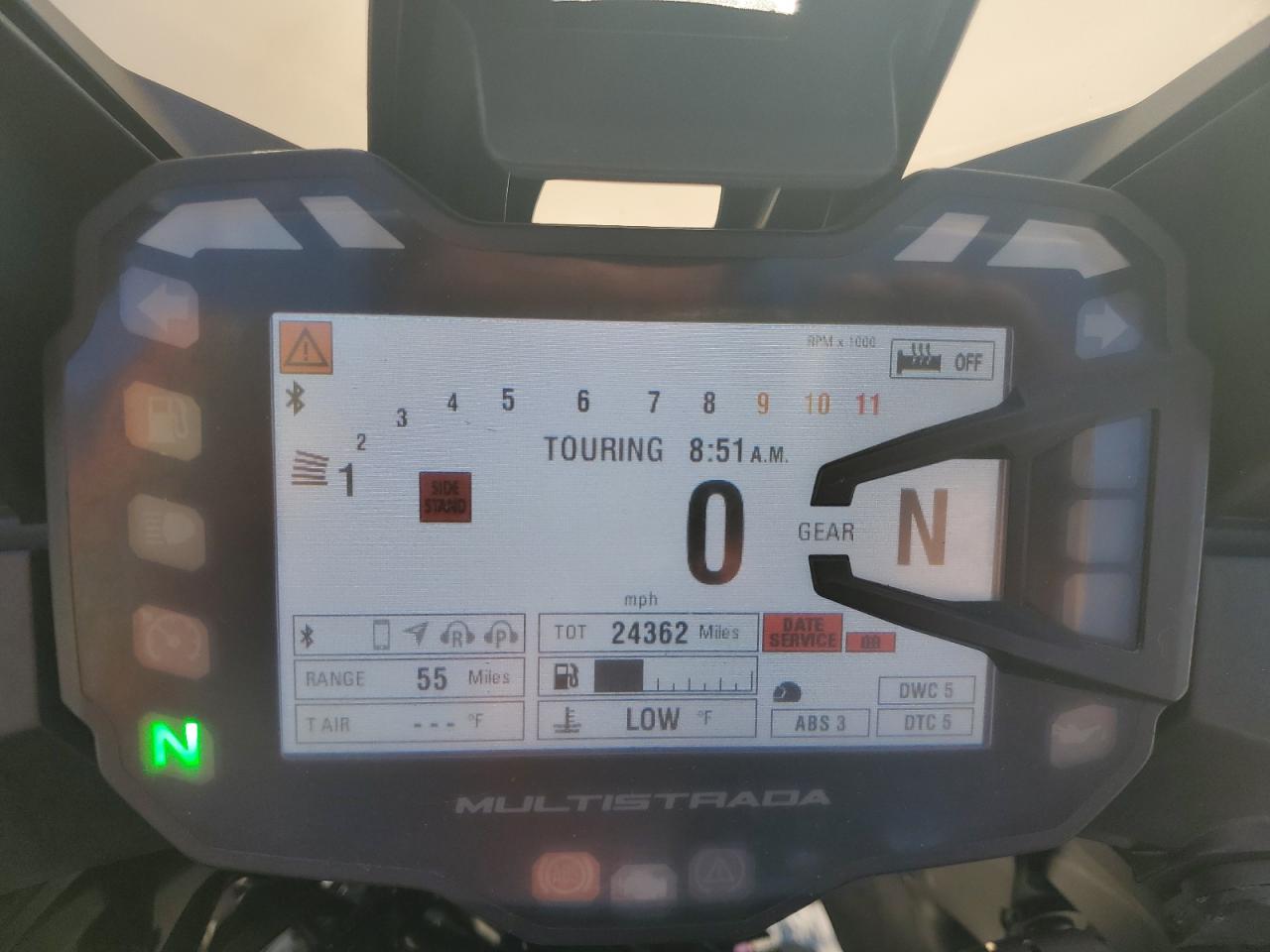 2015 Ducati Multistrada 1200 VIN: ZDM12BWW6FB004190 Lot: 81907005