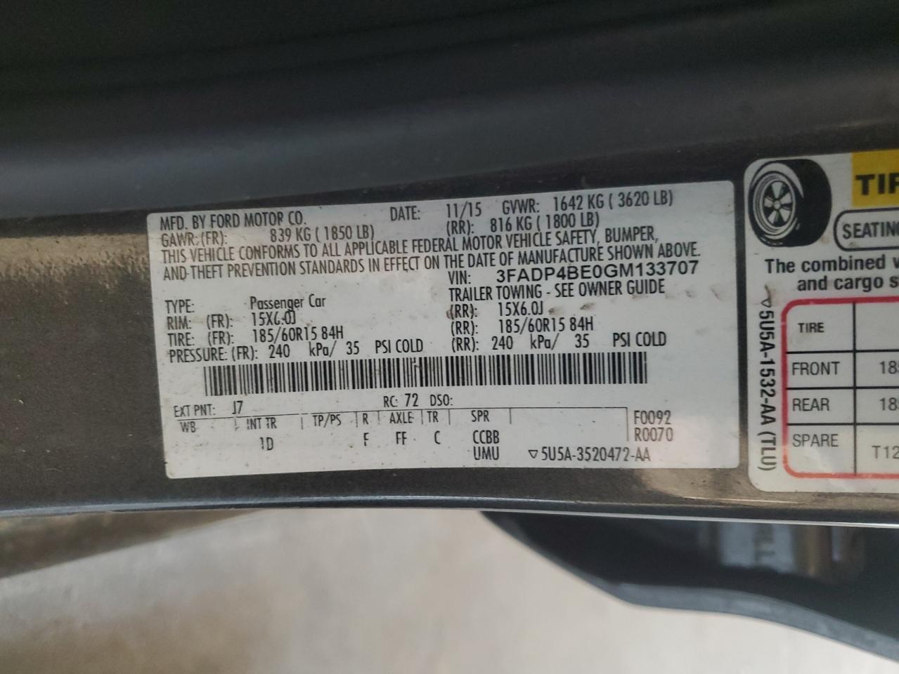 2012 Ford Focus Sel VIN: 1FAHP3M27CL348818 Lot: 81672885