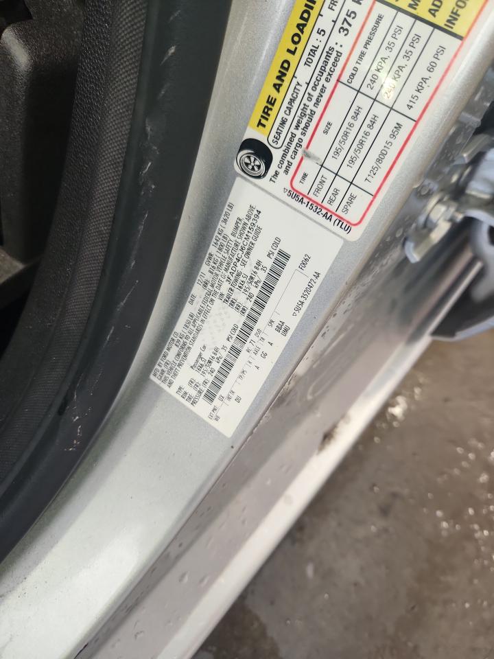 2012 Ford Fiesta Sel VIN: 3FADP4CJ6CM159394 Lot: 81342065