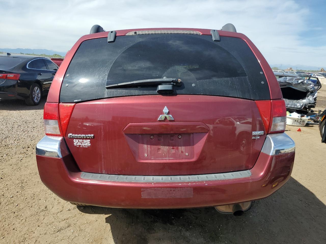 VIN: 4A4MN31S04E010372 MITSUBISHI ENDEAVOR 2004 RED Photo 6