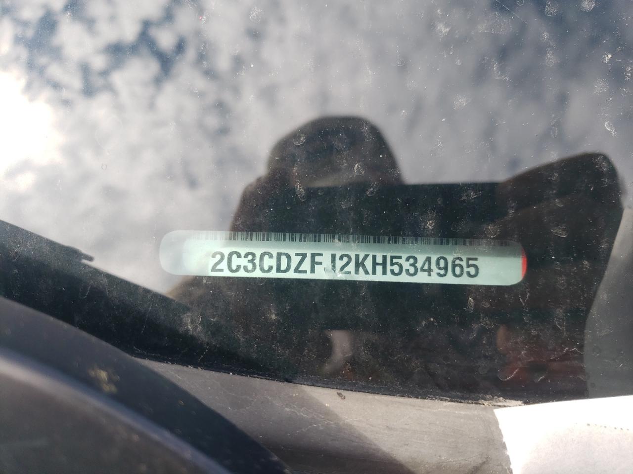 2019 Dodge Challenger R/T Scat Pack VIN: 2C3CDZFJ2KH534965 Lot: 83992605