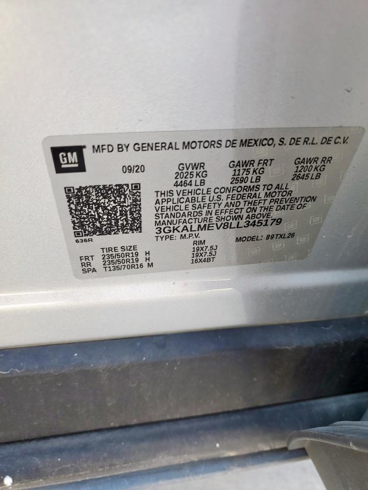 2020 GMC Terrain Sle VIN: 3GKALMEV8LL345179 Lot: 84192875