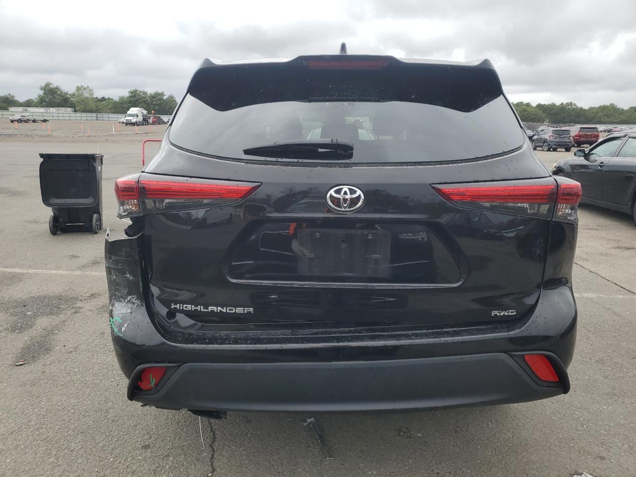 2021 Toyota Highlander L VIN: 5TDCZRBH6MS135089 Lot: 80465285