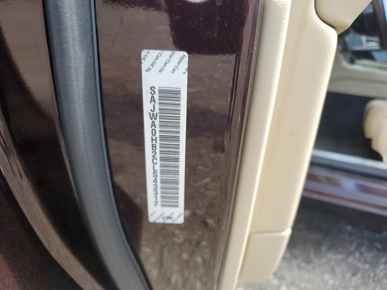 2012 Jaguar Xf Portfolio VIN: SAJWA0HB2CLS43312 Lot: 71286675