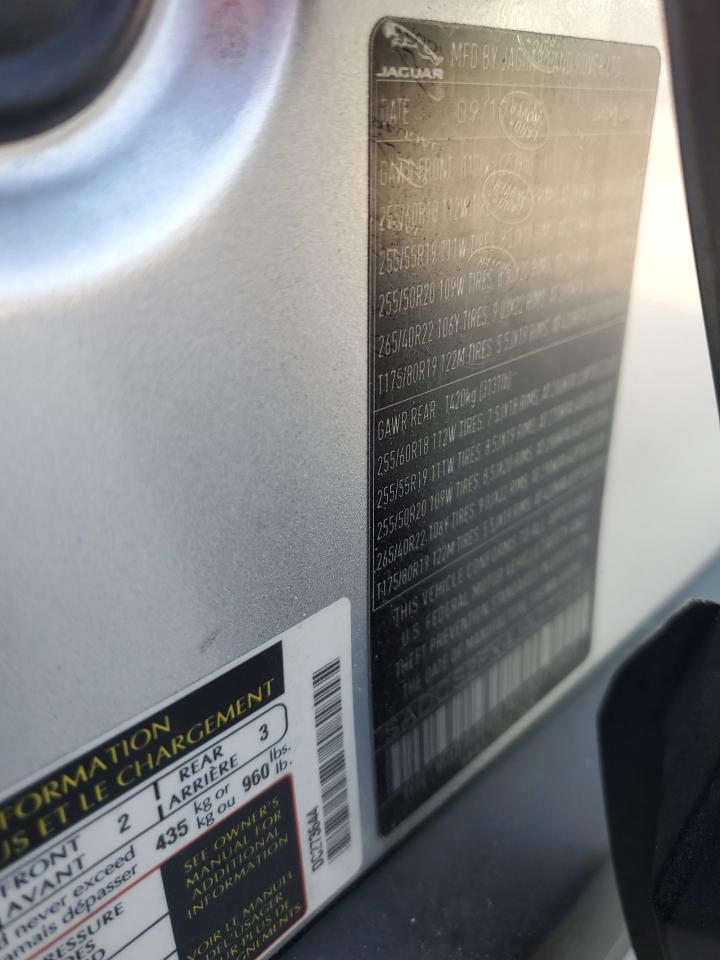 2018 Jaguar F-Pace VIN: SADCS2FX4JA273644 Lot: 81034375