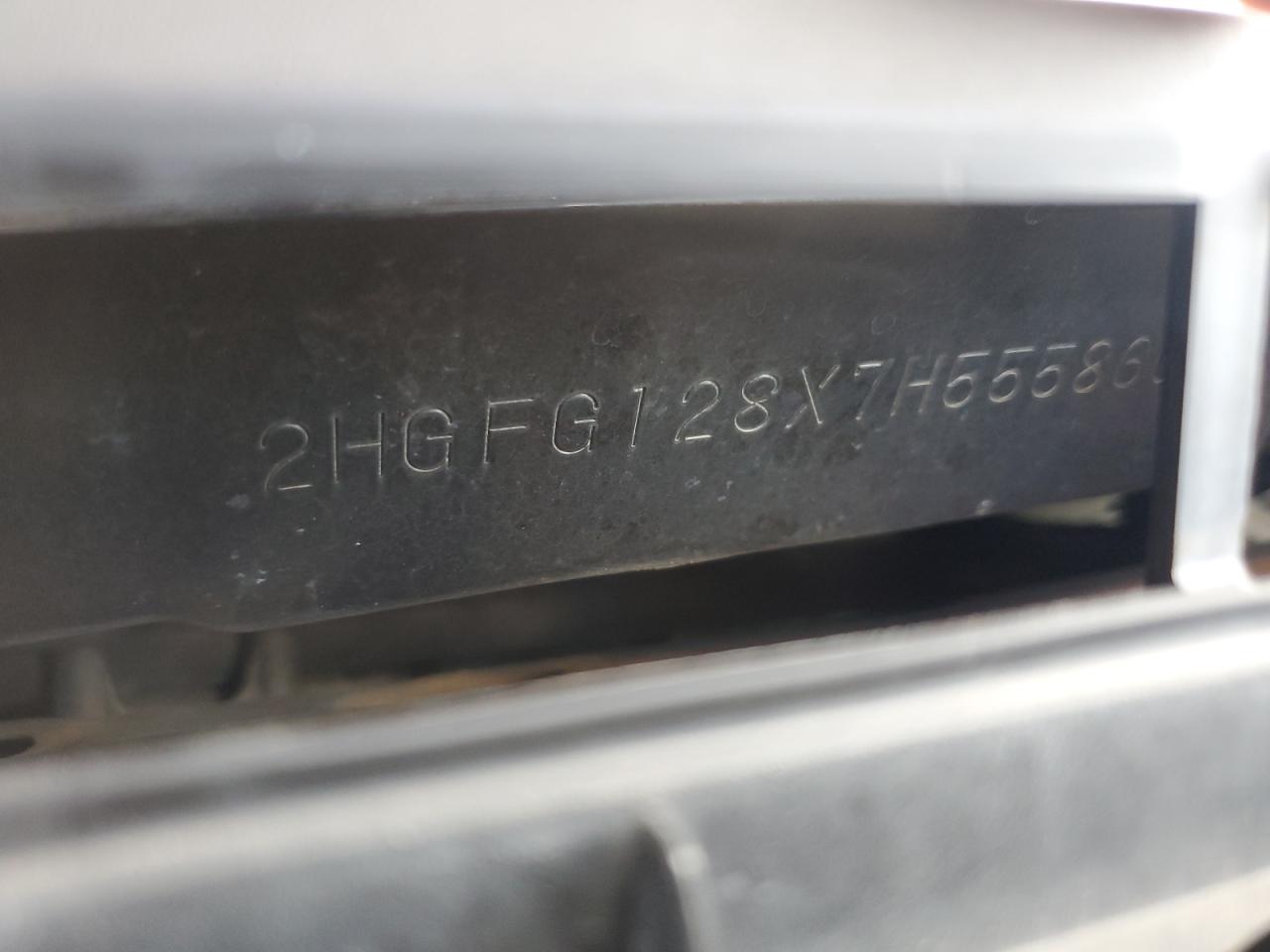 2007 Honda Civic Ex VIN: 2HGFG128X7H555866 Lot: 80938625