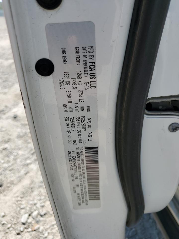 2015 Dodge Journey Sxt VIN: 3C4PDCBG4FT697411 Lot: 80448545