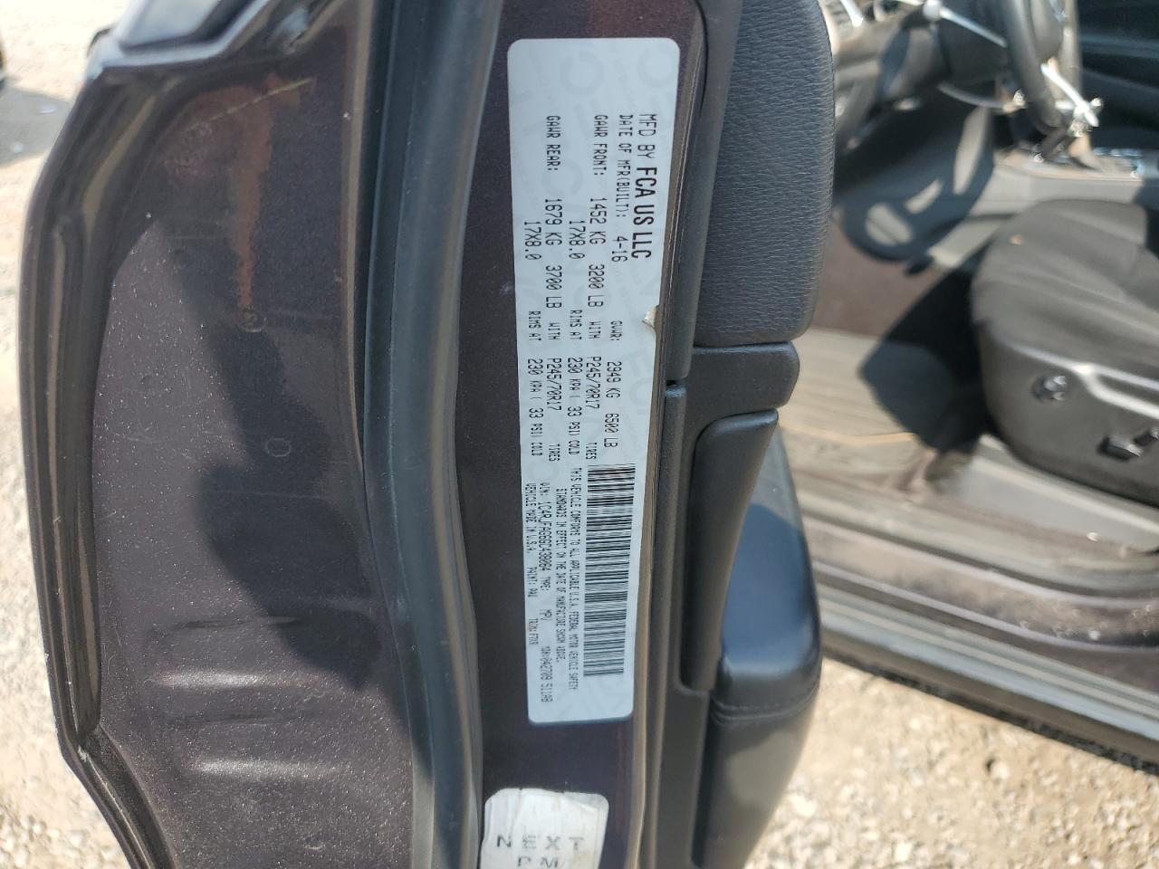 2016 Jeep Grand Cherokee Laredo VIN: 1C4RJFAG6GC438064 Lot: 83782845