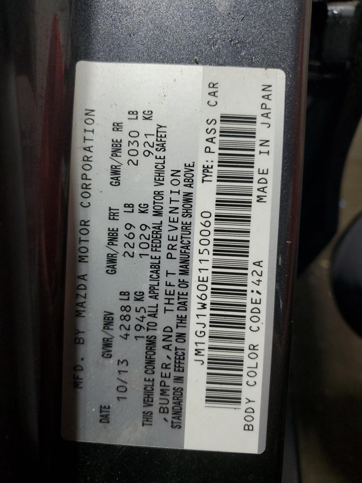 2014 Mazda 6 Grand Touring VIN: JM1GJ1W60E1150060 Lot: 82122275