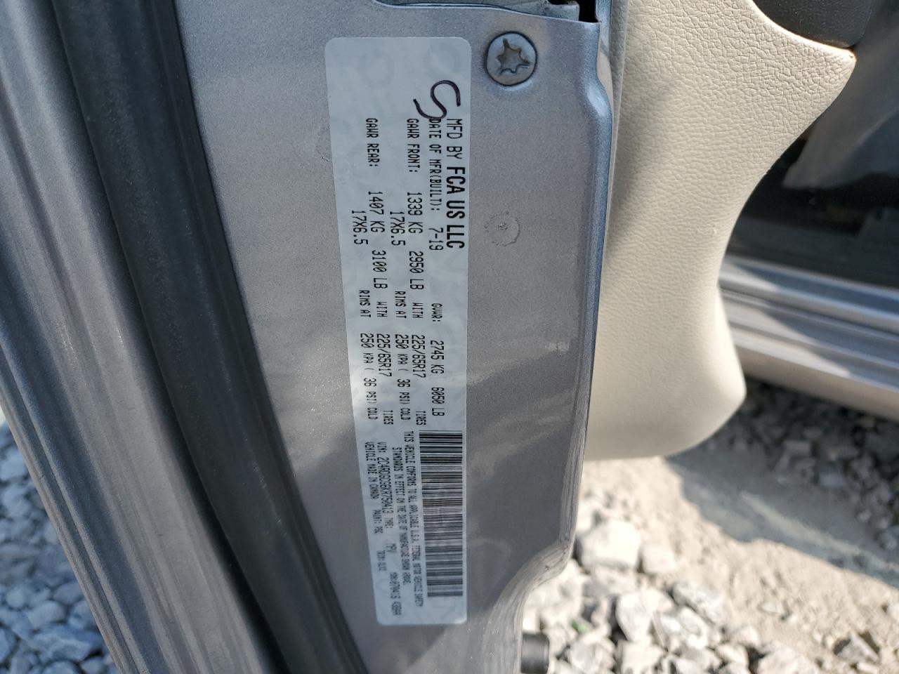 2019 Dodge Grand Caravan Sxt VIN: 2C4RDGCG6KR750413 Lot: 81333295