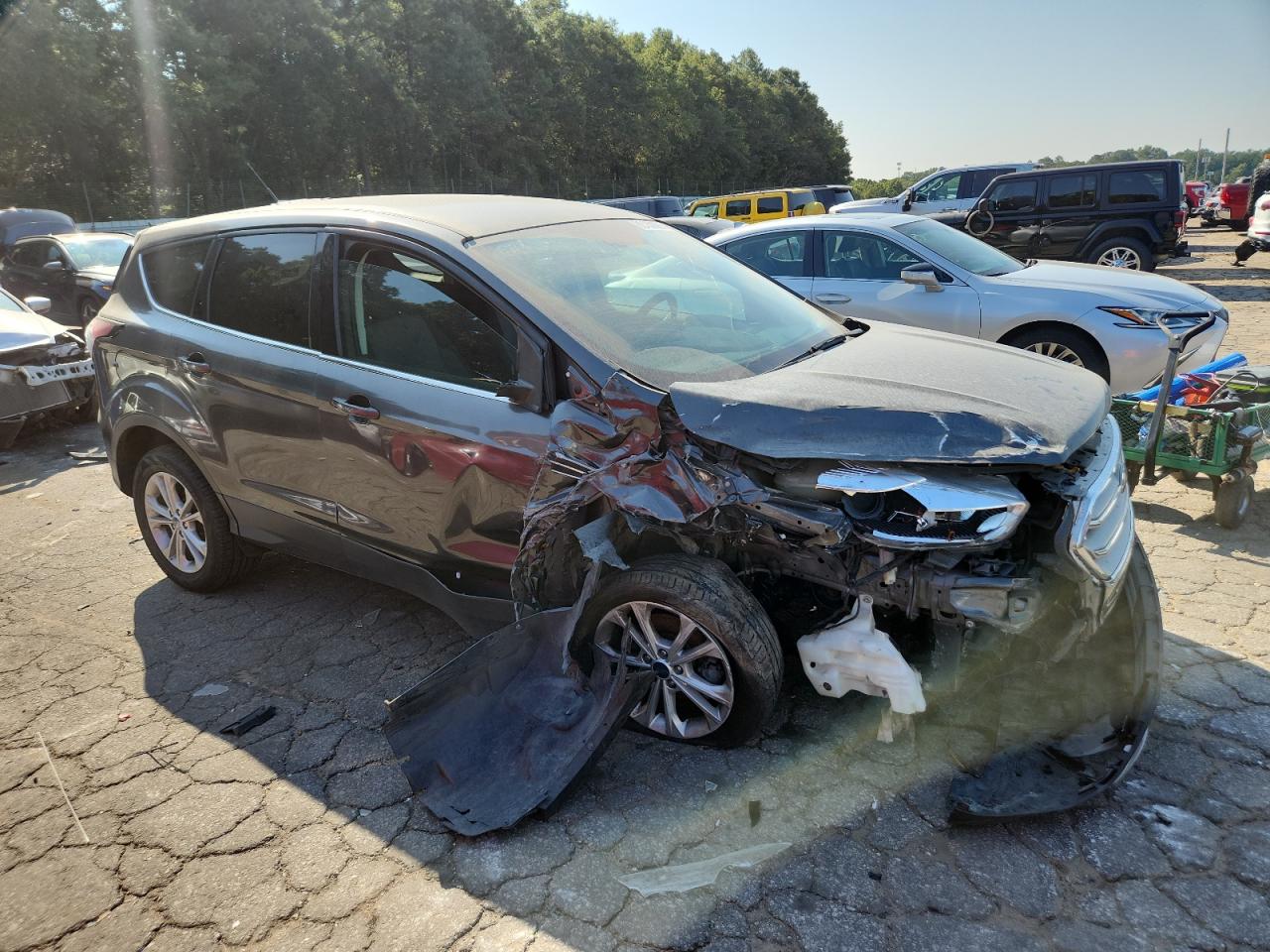 2017 Ford Escape Se VIN: 1FMCU0GD6HUE39651 Lot: 80450085