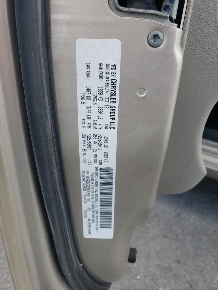 2013 Dodge Grand Caravan Sxt VIN: 2C4RDGCG0DR601000 Lot: 83820335