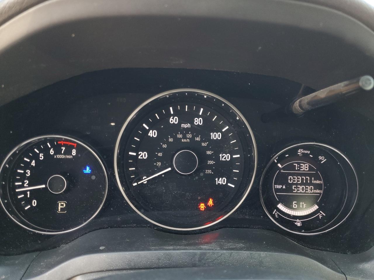 2019 Honda Hr-V Lx VIN: 3CZRU6H37KG702984 Lot: 82153215