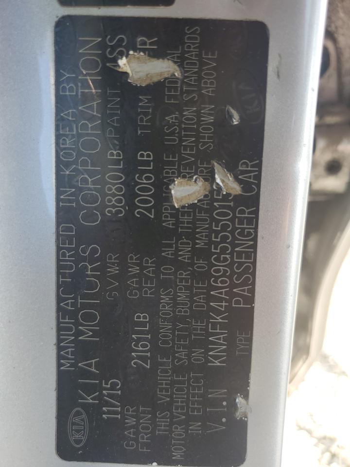 2016 Kia Forte Lx VIN: KNAFK4A69G5550158 Lot: 83800045