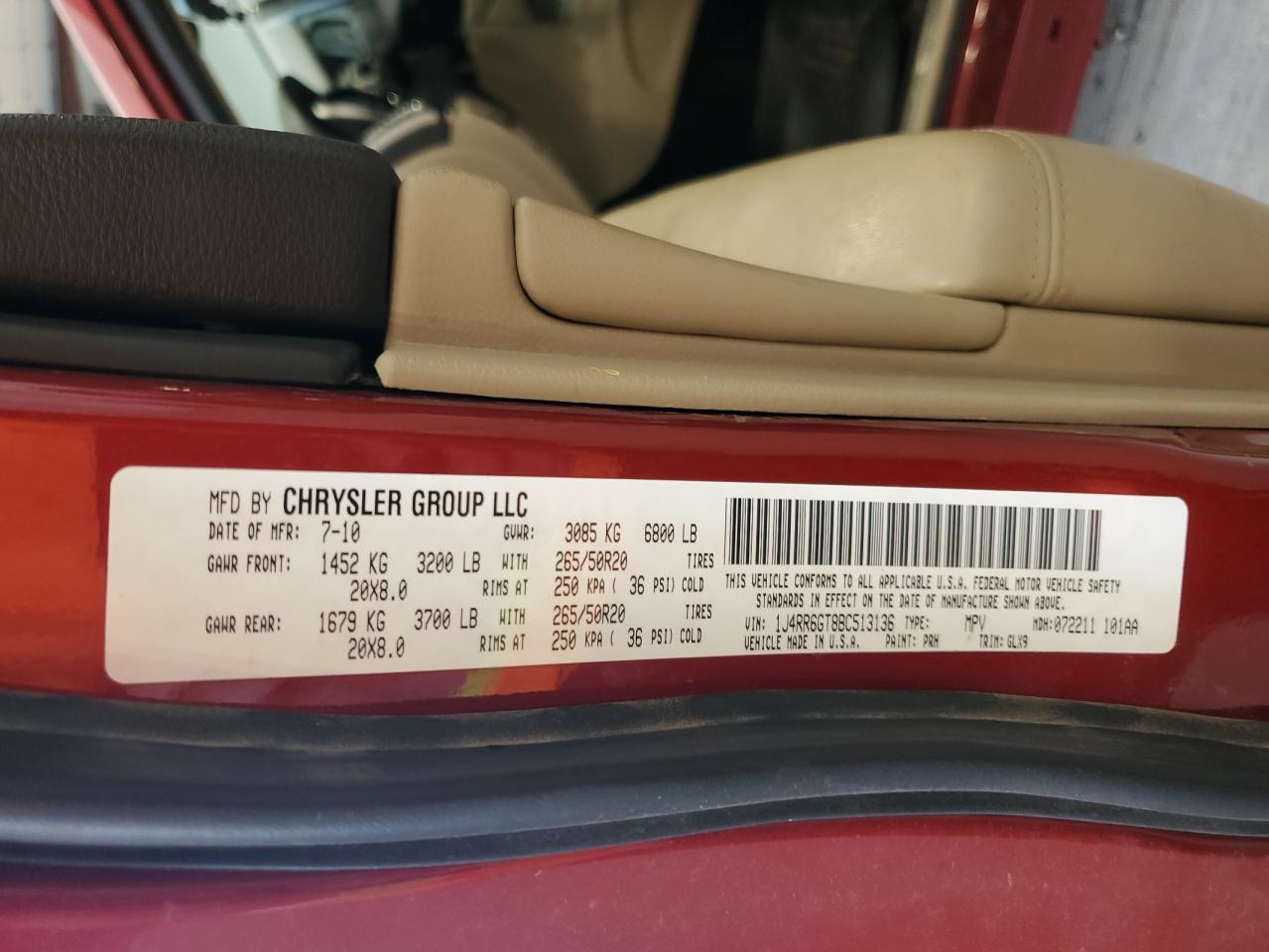 2012 Jeep Grand Cherokee Limited VIN: 1C4RJFBG1CC276028 Lot: 81590625