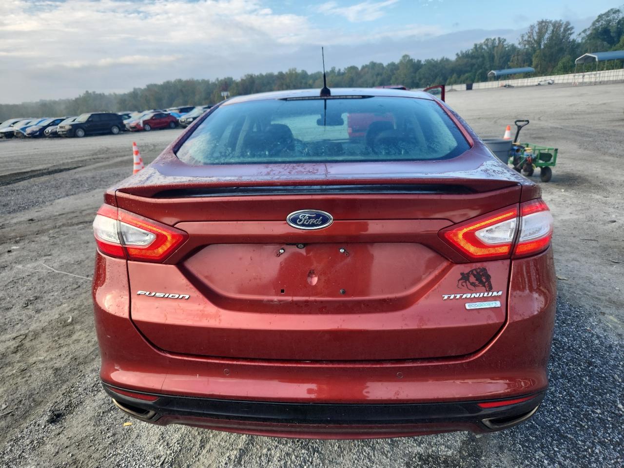 2014 Ford Fusion Titanium VIN: 3FA6P0K95ER391709 Lot: 84170045