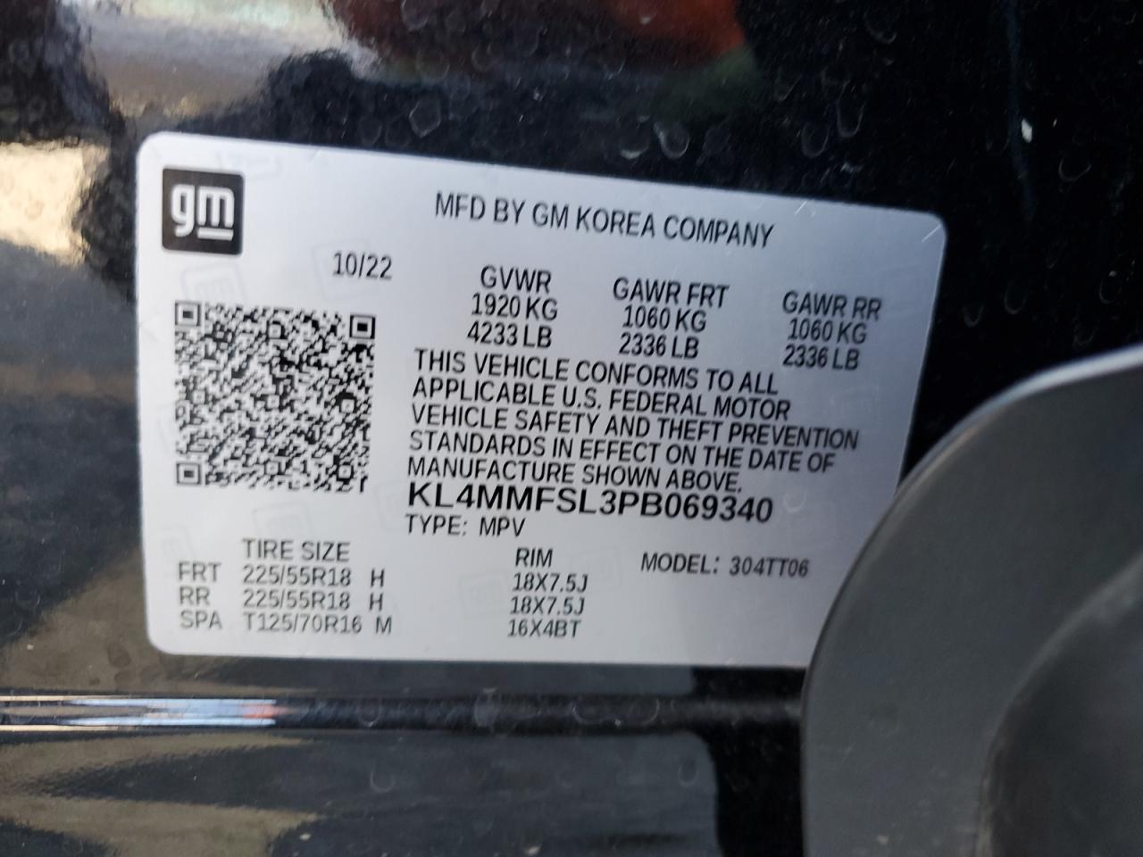 2023 Buick Encore Gx Essence VIN: KL4MMFSL3PB069340 Lot: 80480035