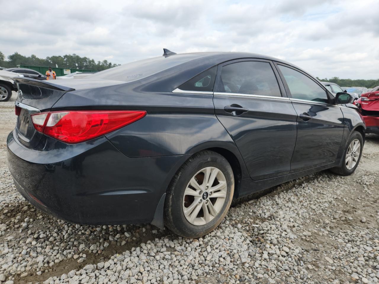 2013 Hyundai Sonata Gls blue sedan gas 5NPEB4ACXDH606978 photo #4