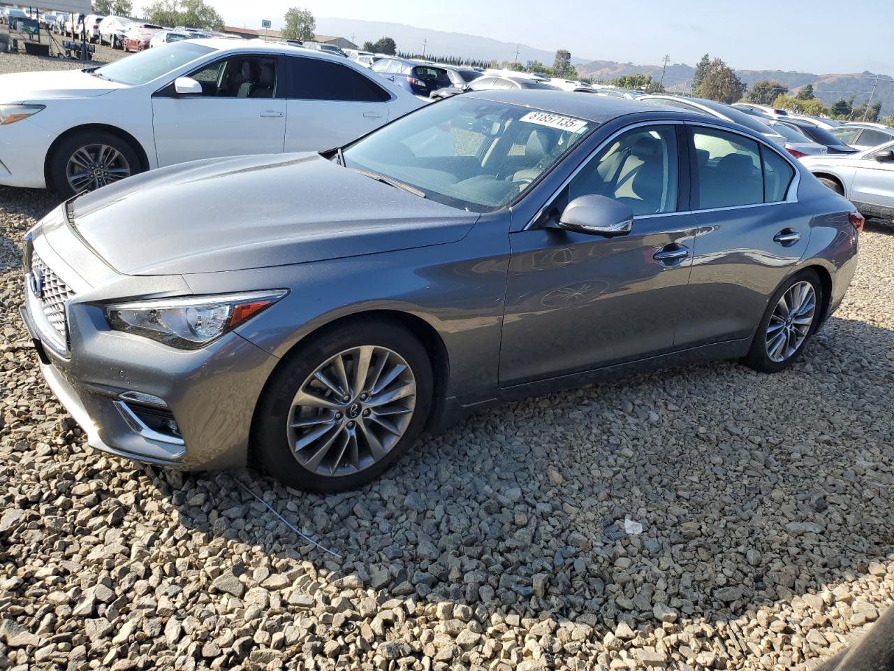 2023 Infiniti Q50 Luxe charcoal null gasoline JN1EV7BP5PM510179 photo #1