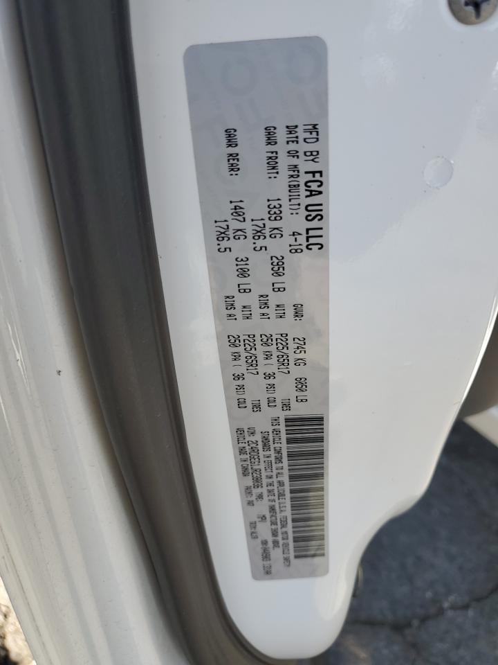 2018 Dodge Grand Caravan Gt VIN: 2C4RDGEG1JR238036 Lot: 71928375