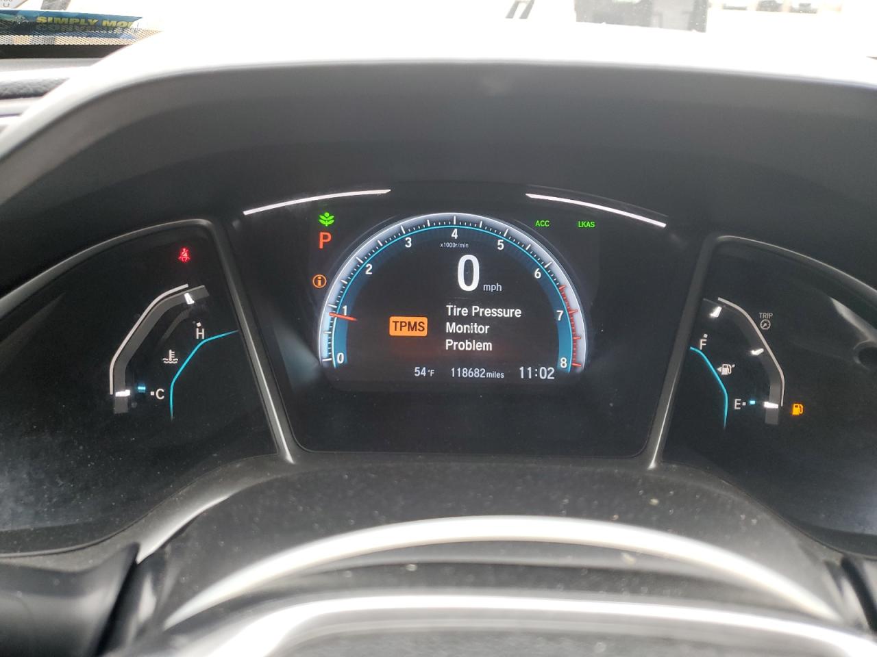 2019 Honda Civic Exl VIN: JHMFC1F78KX008934 Lot: 70153115