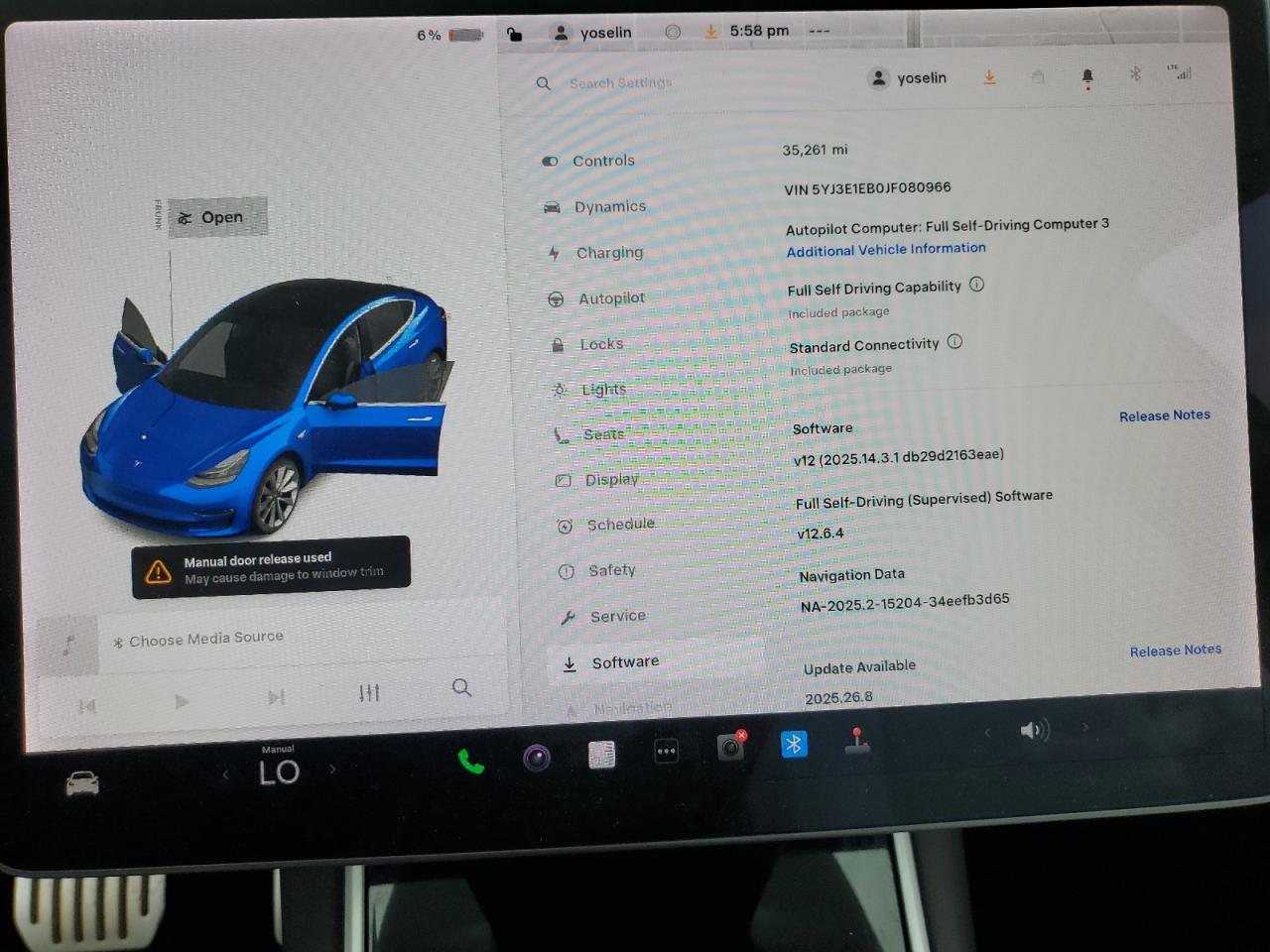 2018 Tesla Model 3 VIN: 5YJ3E1EB0JF080966 Lot: 71727355