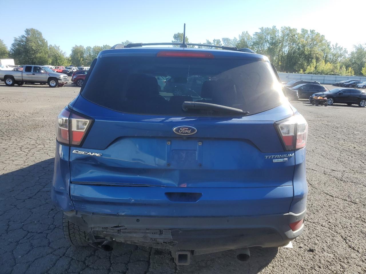 2017 Ford Escape Titanium VIN: 1FMCU9J93HUE55234 Lot: 80660485