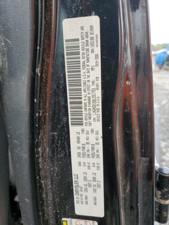 2008 Jeep Wrangler Unlimited Sahara VIN: 1J4GA59168L551753 Lot: 81236845