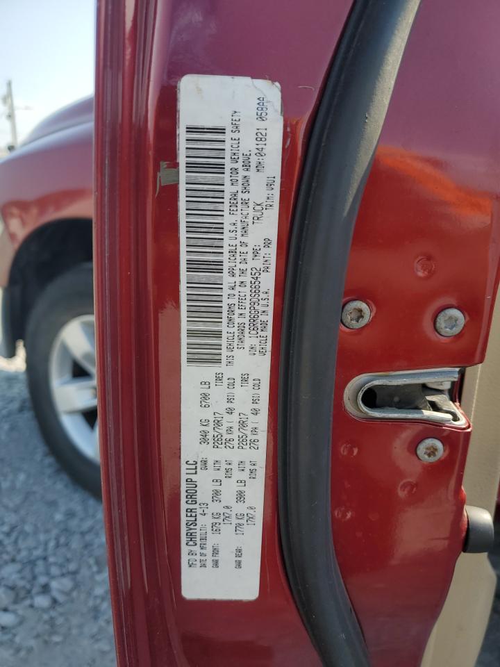 2013 Ram 1500 Slt VIN: 1C6RR6GP9DS665452 Lot: 81159005