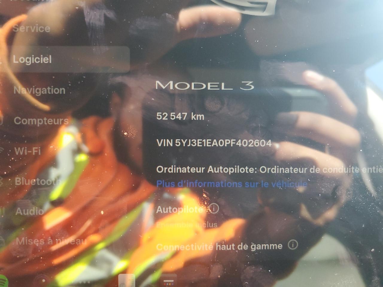 2023 Tesla Model 3 VIN: 5YJ3E1EA0PF402604 Lot: 71418975