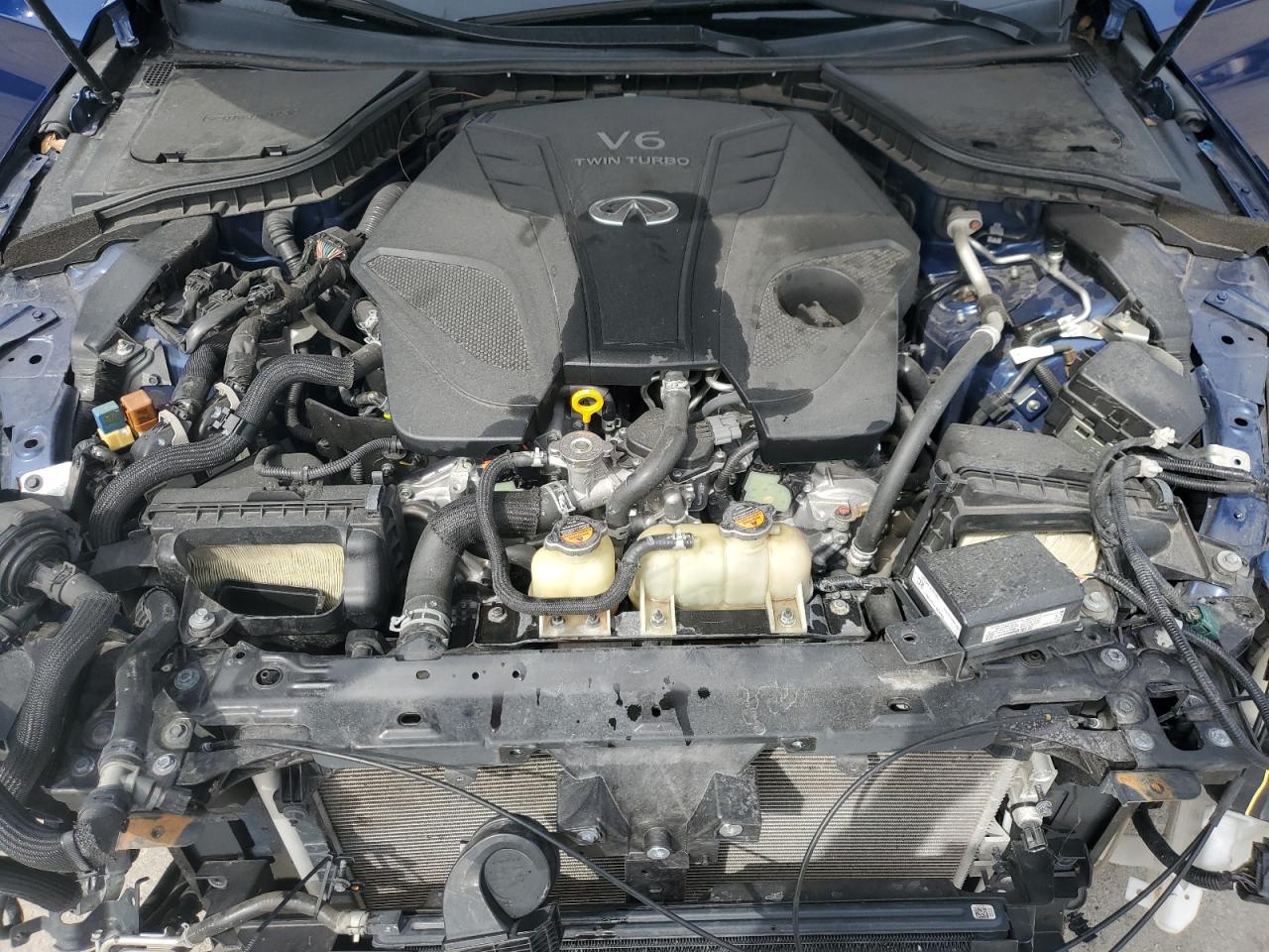 2019 Infiniti Q50 Red Sport 400 VIN: JN1FV7AP0KM760265 Lot: 71615365