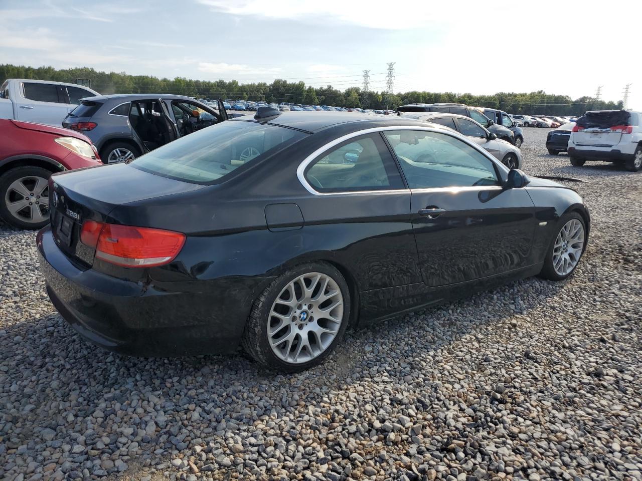 2008 BMW 328 I black null gasoline WBAWB33588PU89096 photo #4