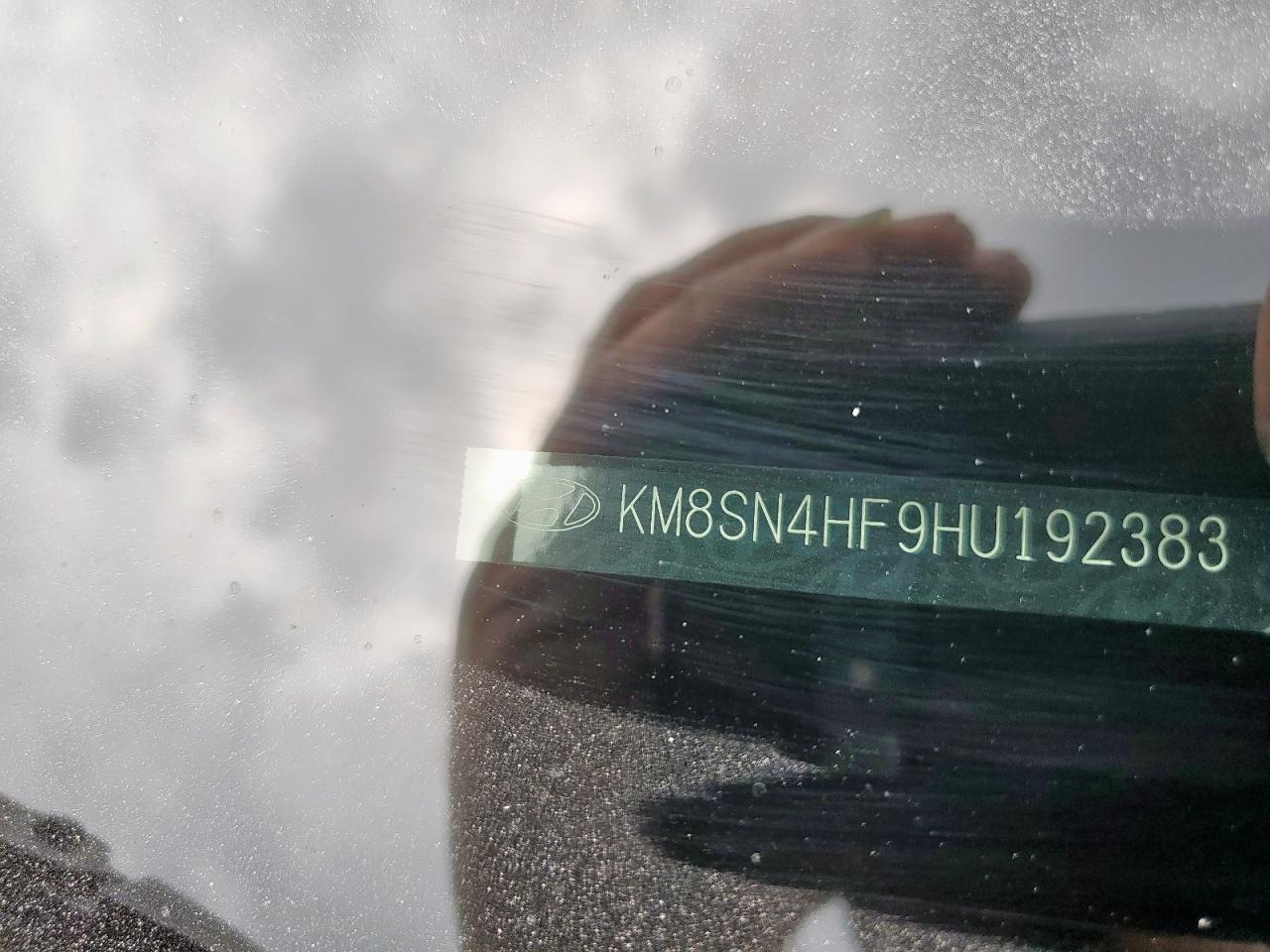 2017 Hyundai Santa Fe Se VIN: KM8SN4HF9HU192383 Lot: 81261855