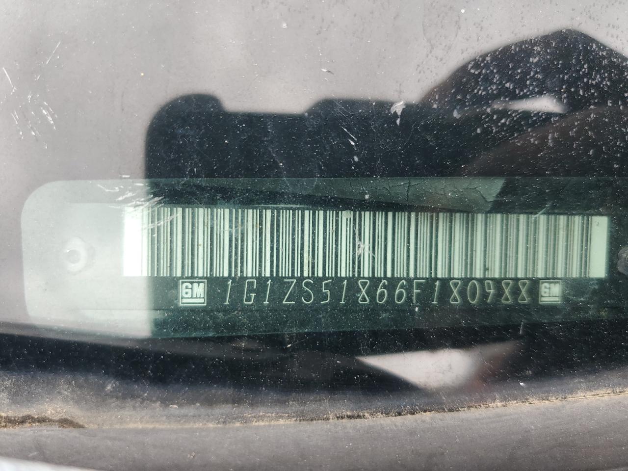 2006 Chevrolet Malibu Ls VIN: 1G1ZS51866F180988 Lot: 83778225