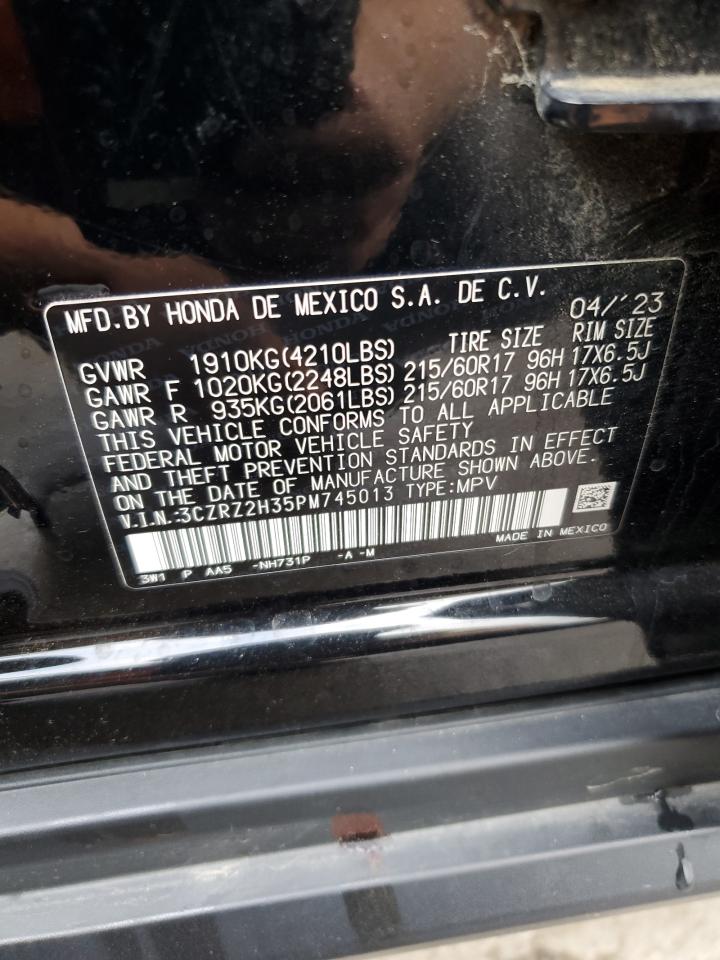 2023 Honda Hr-V Lx VIN: 3CZRZ2H35PM745013 Lot: 81477895