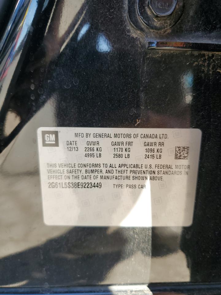 2014 Cadillac Xts VIN: 2G61L5S38E9223449 Lot: 80395365