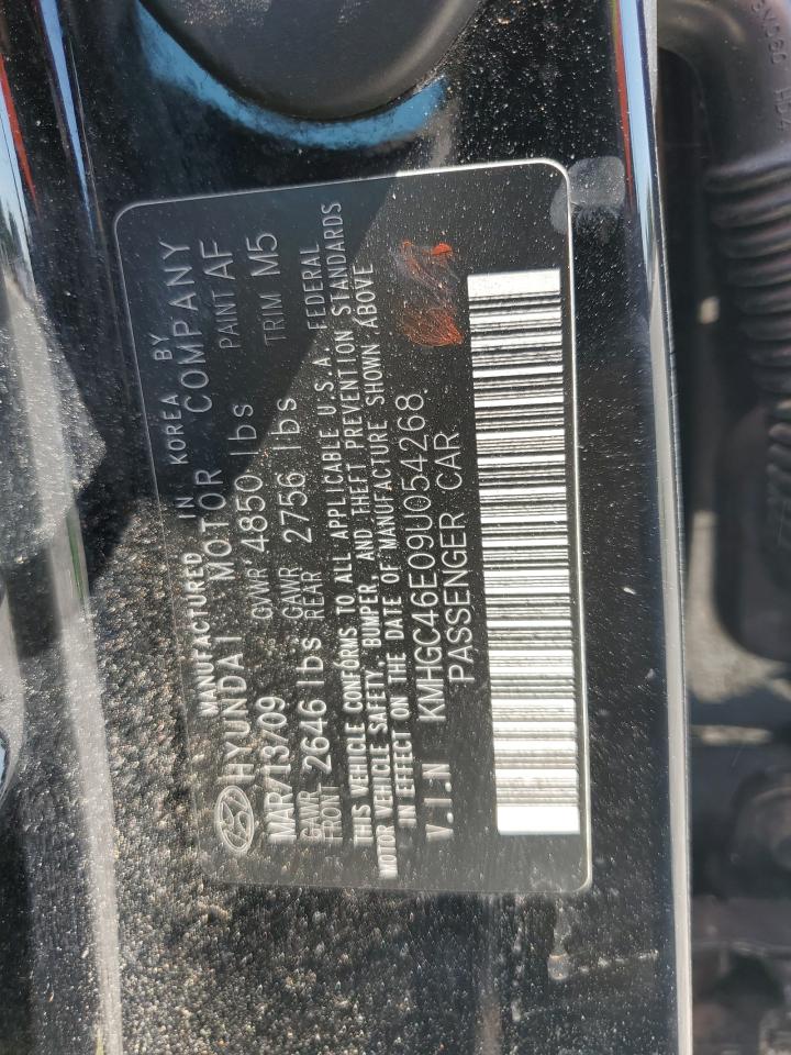 2009 Hyundai Genesis 3.8L VIN: KMHGC46E09U054268 Lot: 80706775