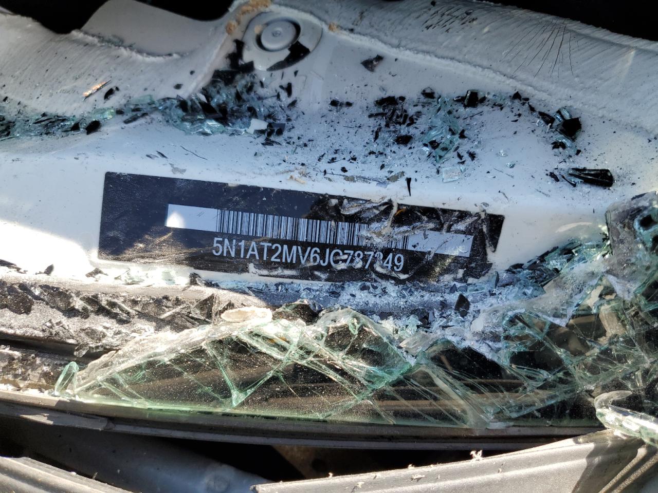 2018 Nissan Rogue S VIN: 5N1AT2MV6JC787349 Lot: 71905805