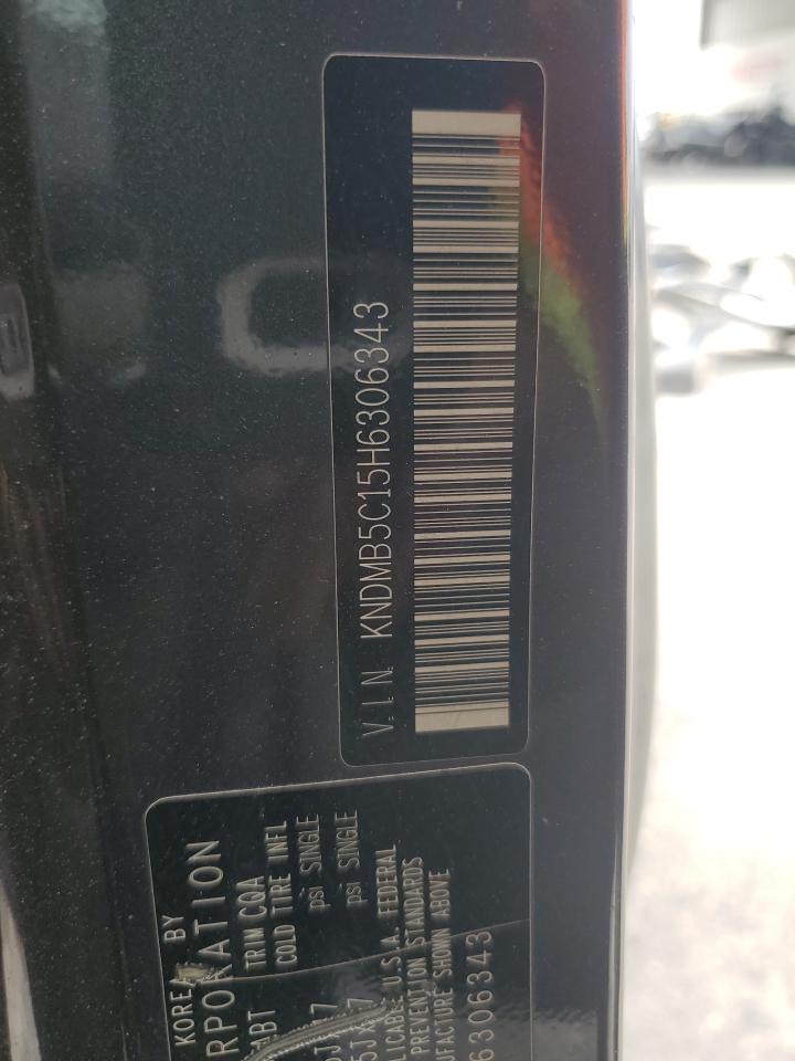 2017 Kia Sedona Lx VIN: KNDMB5C15H6306343 Lot: 80064525