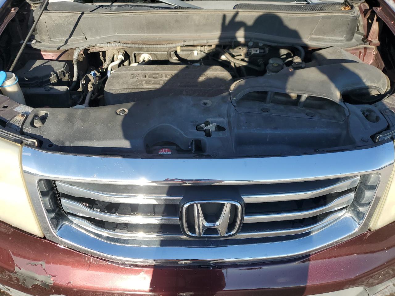 2012 Honda Pilot Exl VIN: 5FNYF4H5XCB080695 Lot: 80304995